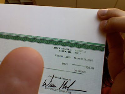 No tenías que haber cobrado ese cheque [SAP]
